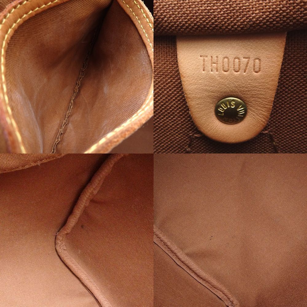 LOUIS VUITTON Louis Vuitton Monogram Speedy 30 M41526 Handbag Brown 351730 - Picture 9 of 10